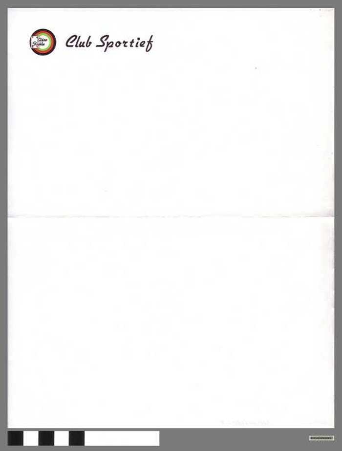 Briefpapier Club Sportief - DOCKDXX00157 Briefpapier Club Sportief