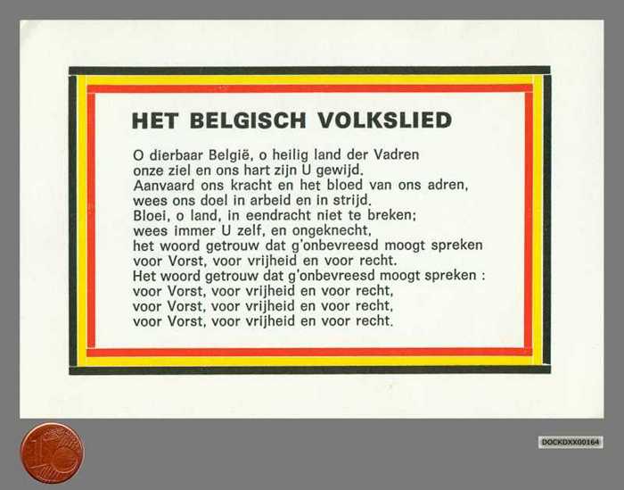 Kaart: Het Volkslied - DOCKDXX00164 Kaart: Het Volkslied