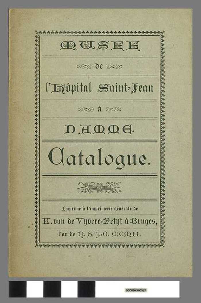 Catalogus - Museum Sint-Janshospitaal te Damme - DOCKDXX00317 Catalogus - Museum Sint-Janshospitaal te Damme