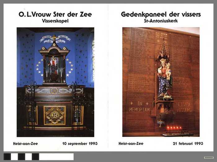 Gedenkpaneel der vissers Sint-Antoniuskerk - DOCKDXX00330 Gedenkpaneel der vissers Sint-Antoniuskerk