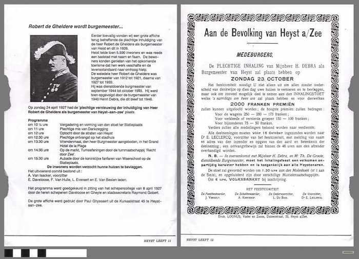 Robert de Gheldere wordt burgemeester - DOCKDXX00331 Robert de Gheldere wordt burgemeester