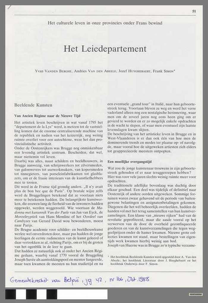 Het Leiedepartement