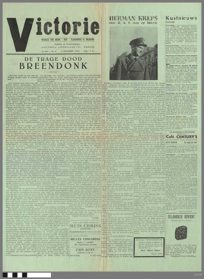 Krantje: Victorie - 1e jaar - N - DOCKTXX00818 Krantje: Victorie - 1e jaar - N