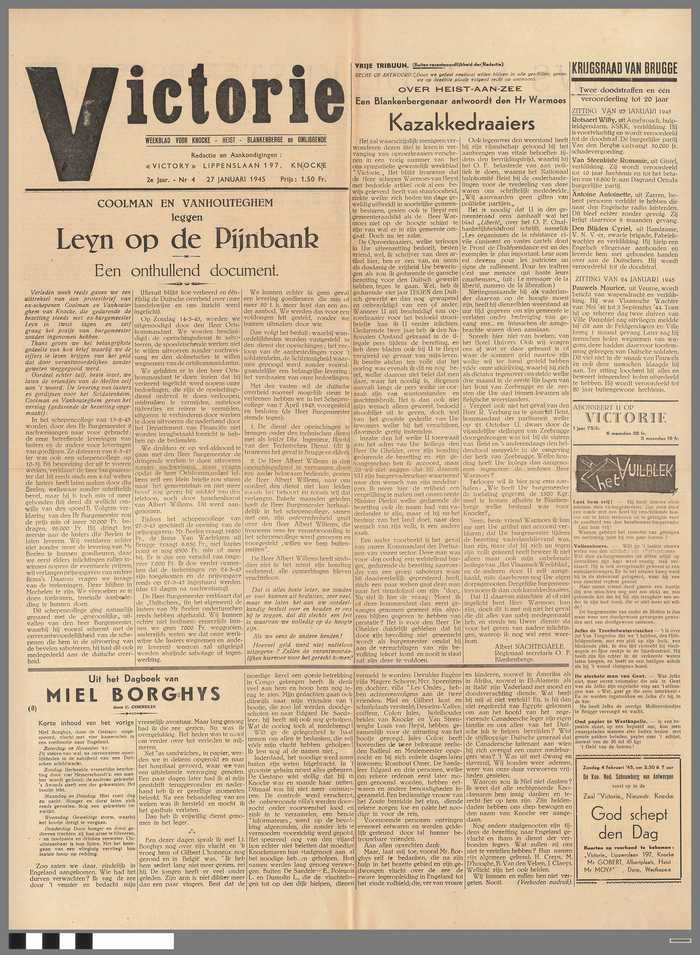 Krantje: Victorie - 2e jaar - N