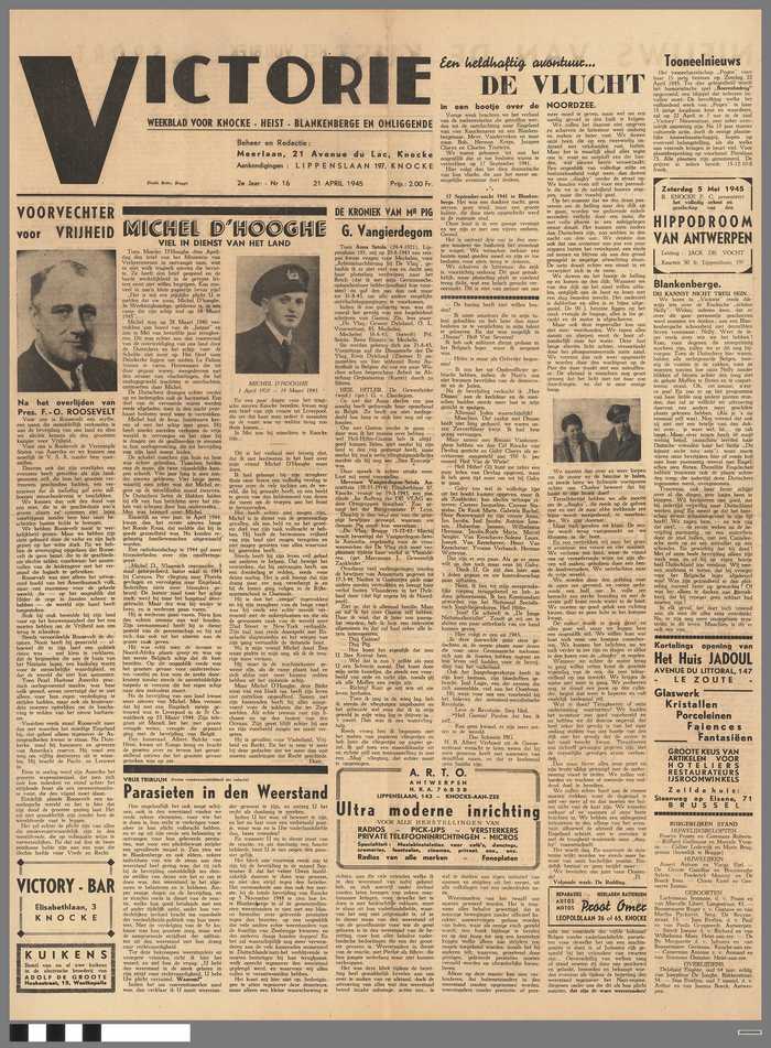 Krantje: Victorie - 2e jaar - N