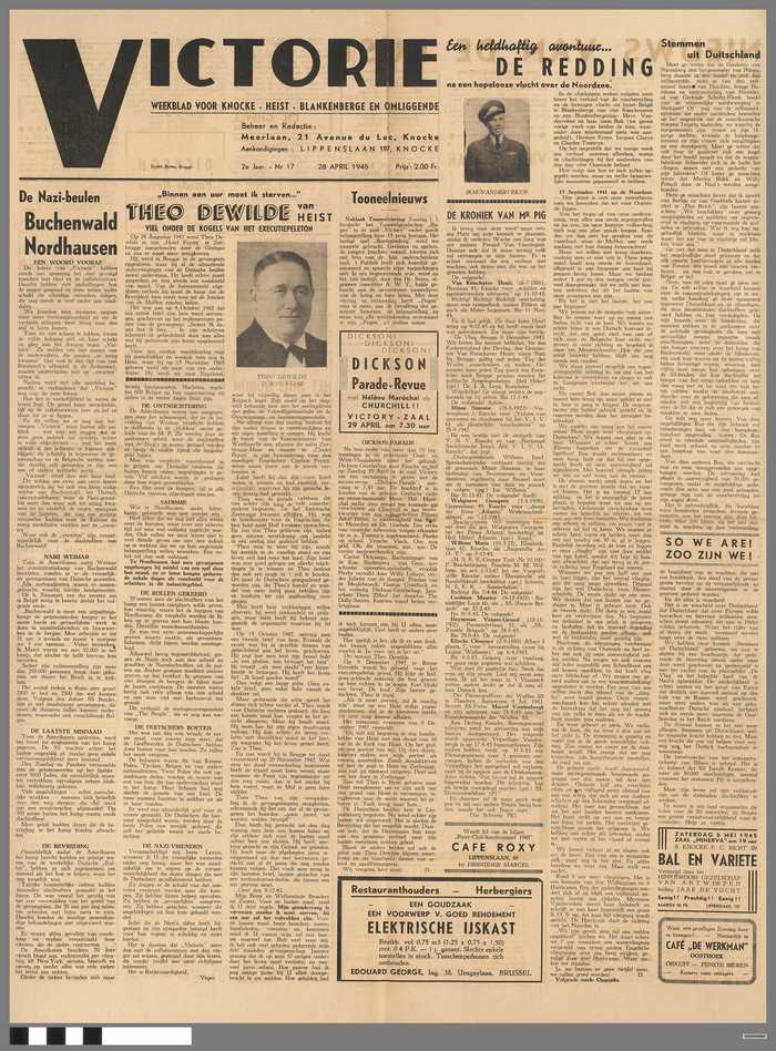 Krantje: Victorie - 2e jaar - N