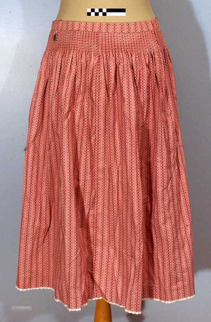 Roze gestreepte rok