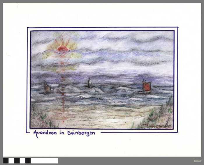 Avondzon in Duinbergen