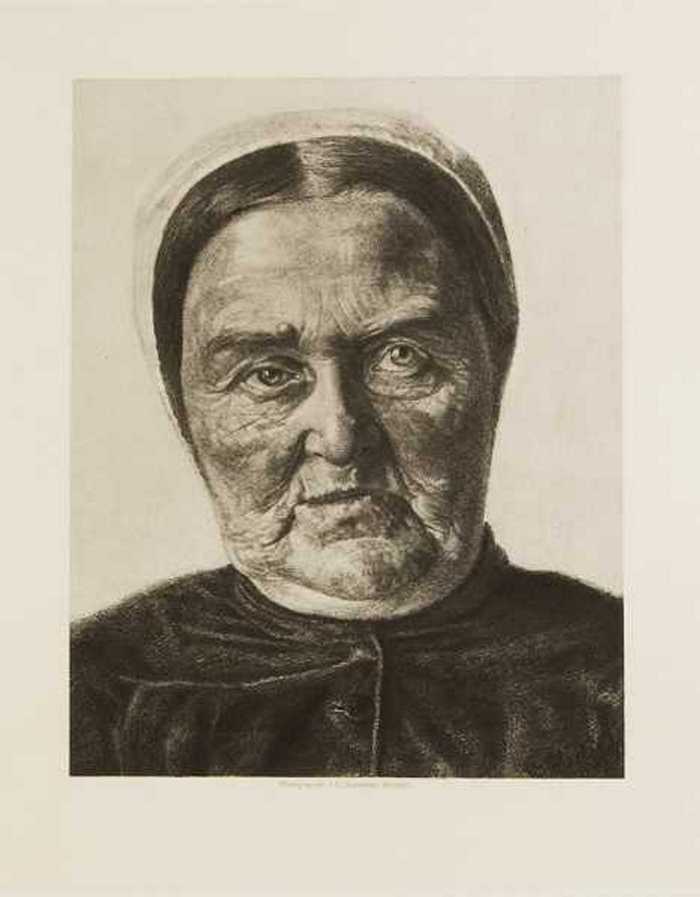 Aus Belgien, Studien-Blätter von K. Mediz - Moeder Jacobs