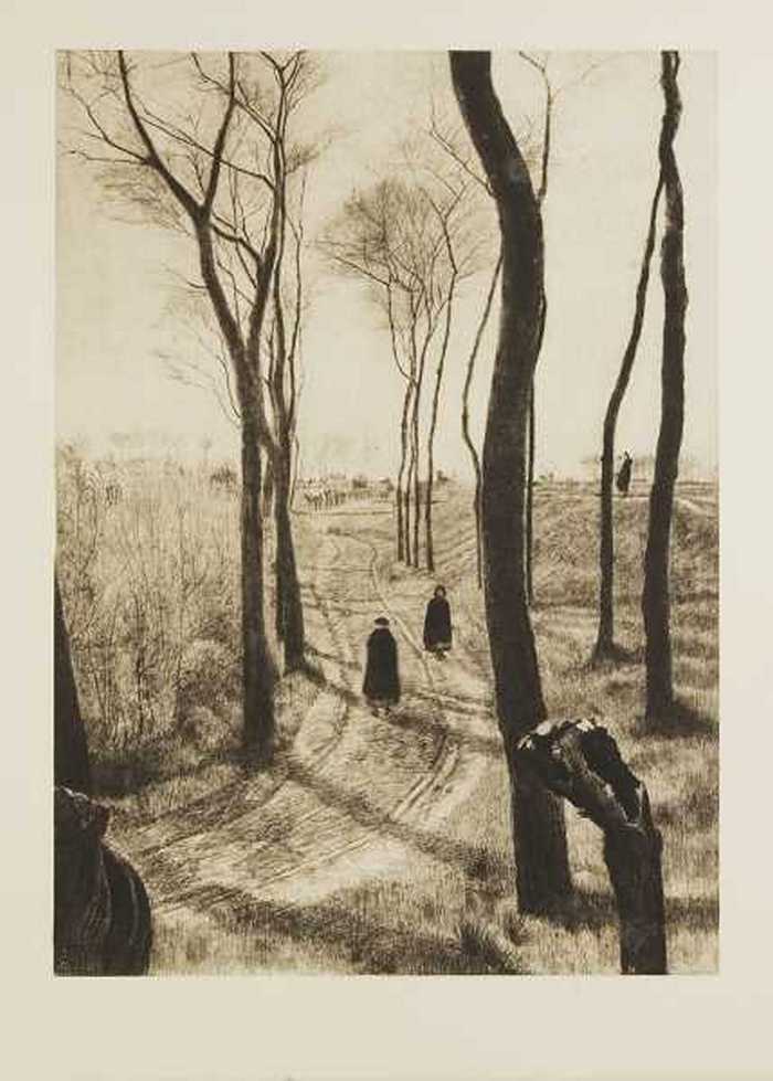 Aus Belgien, Studien-Blätter von K. Mediz - Langs de Graaf Jansdijk