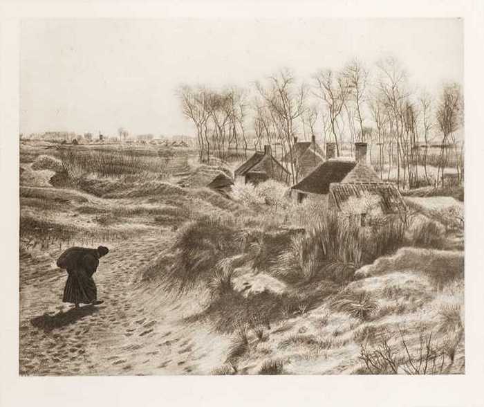 Aus Belgien, Studien-Blätter von K. Mediz - Huisjes van het Zoute