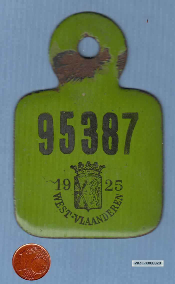 Fietsplaat 1925